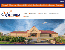 Tablet Screenshot of flyvictoriatx.com
